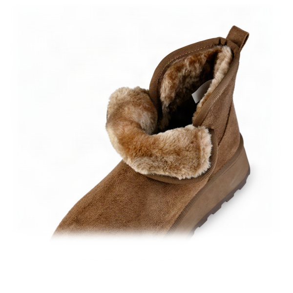 lady's boots textile light brown 0163242