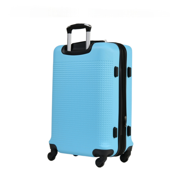 medium suitcase ABS plastic blue 0163694