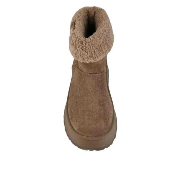 lady's boots textile light brown 0163245