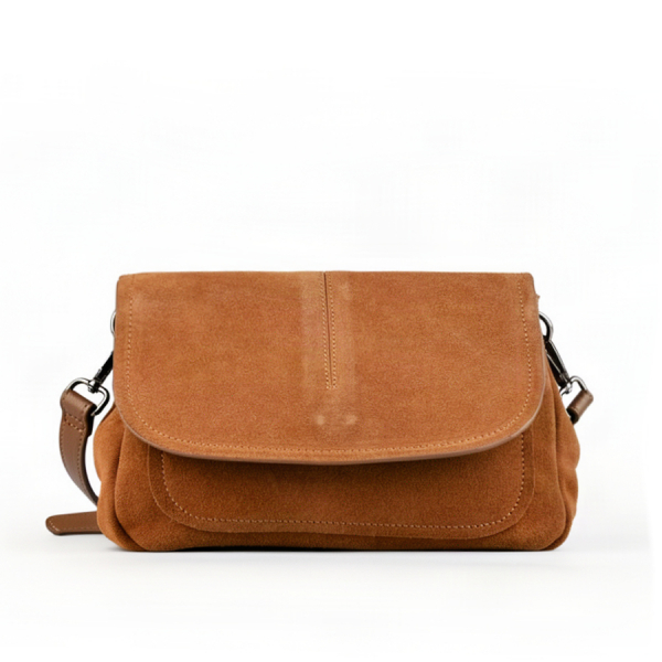 lady's bag genuine leather/eco leather light brown 0163138