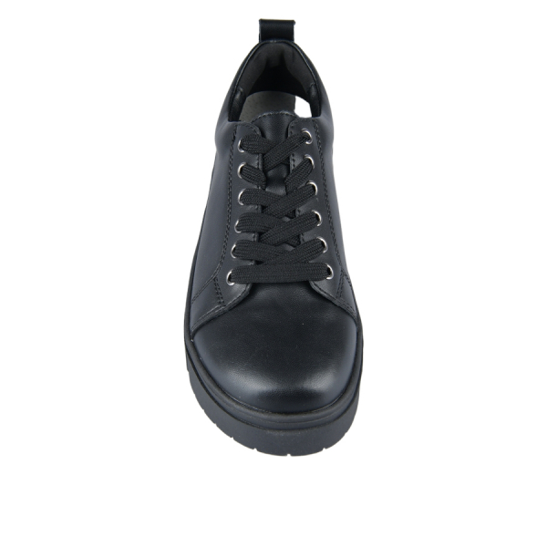 lady's shoes genuin leather black 0163074