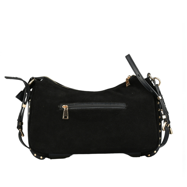 lady's bag genuine leather/eco leather black 0163130