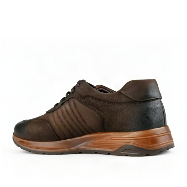 men's shoes genuin leather brown 0164049
