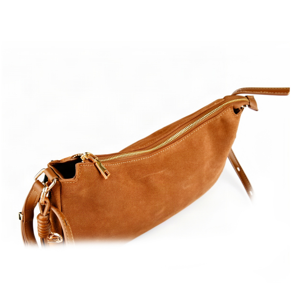 lady's bag genuine leather/eco leather light brown 0163129