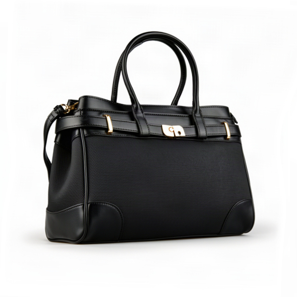 lady's bag synthetic leather black