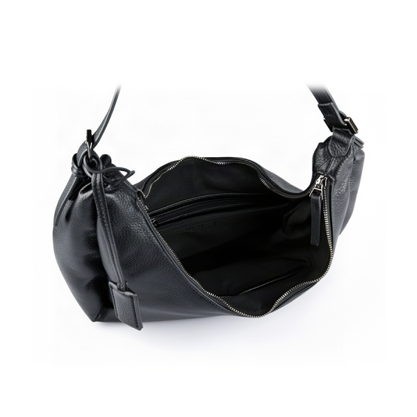 lady's bag synthetic leather black 0163510