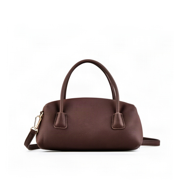 lady's bag synthetic leather brown 0163131