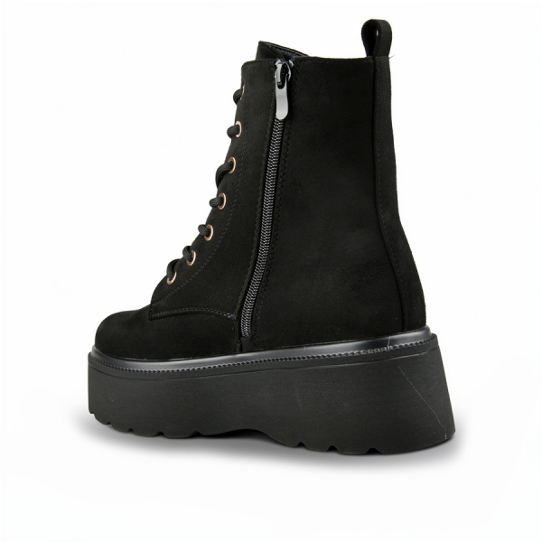 lady's boots textiles black 0162520
