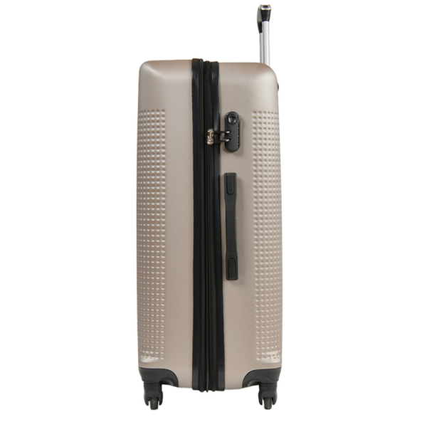 big suitcase ABS plastic  beige 0163698