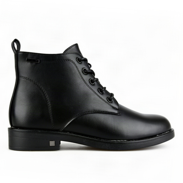 lady's boots synthetic leather black