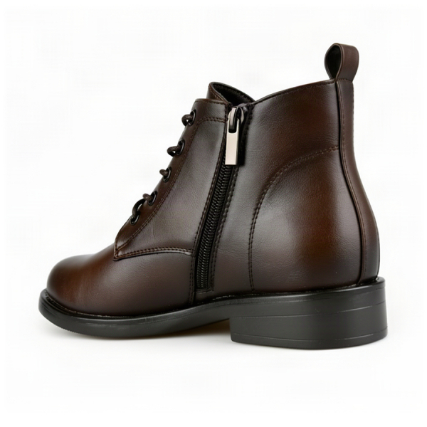 lady's boots synthetic leather brown 0162917