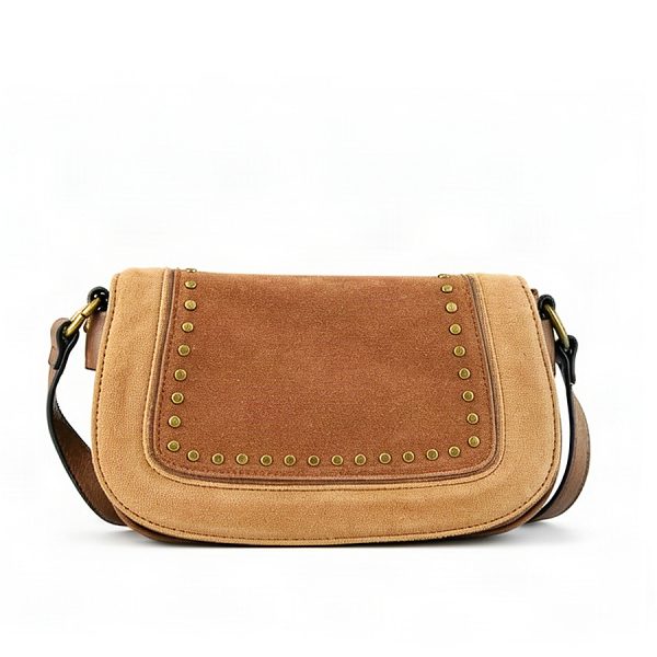 lady's bag genuine leather/eco leather light brown 0163111