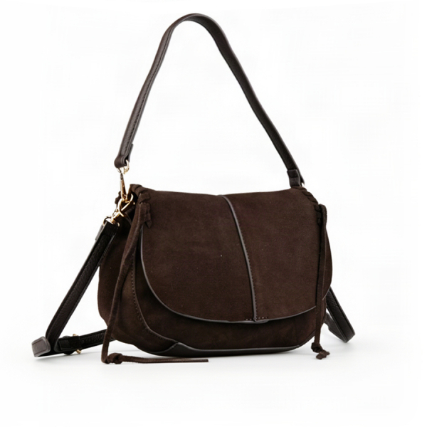 lady's bag genuine leather/eco leather brown