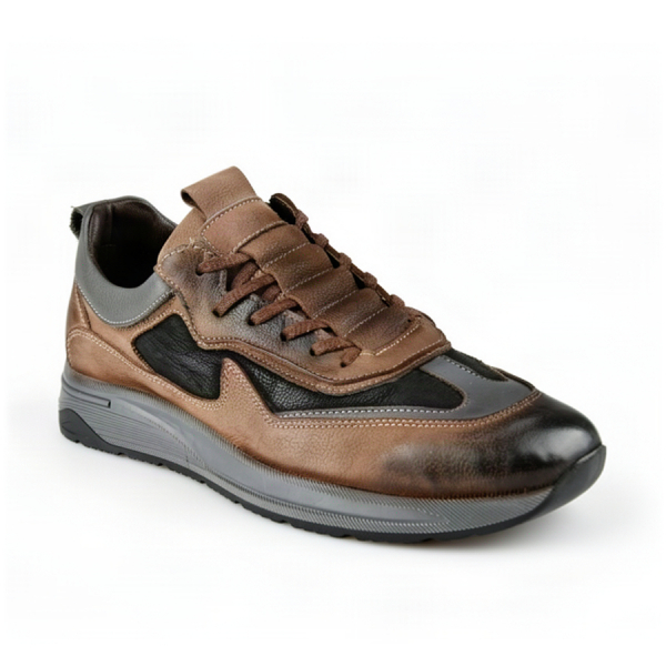 men's shoes genuin leather brown 0164050