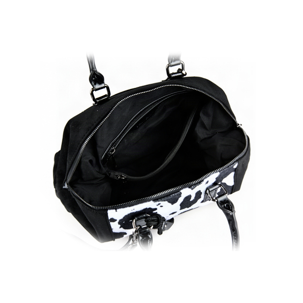 lady's bag synthetic leather black 0163500