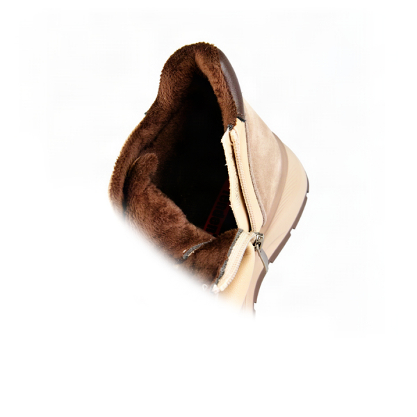 lady's boots genuin leather beige 0162866