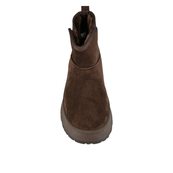 lady's boots textile brown 0163240
