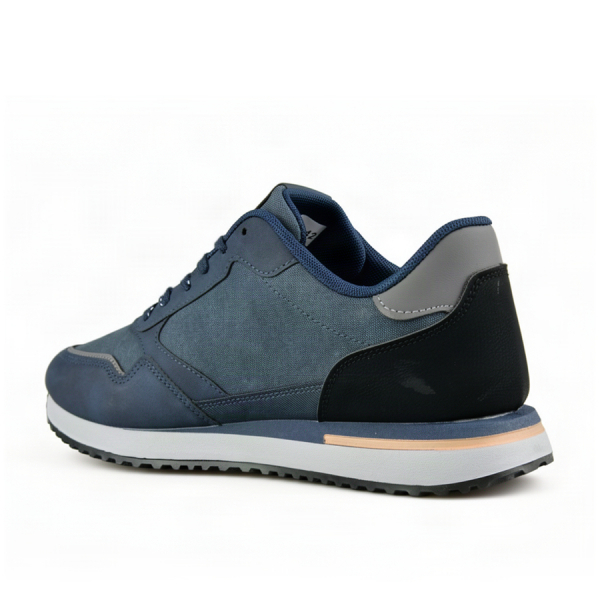 men's sneakers synthetic leather blue 0162623