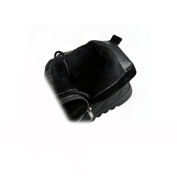 lady's boots genuin leather black 0163068