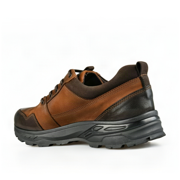 men's shoes genuin leather brown 0164037