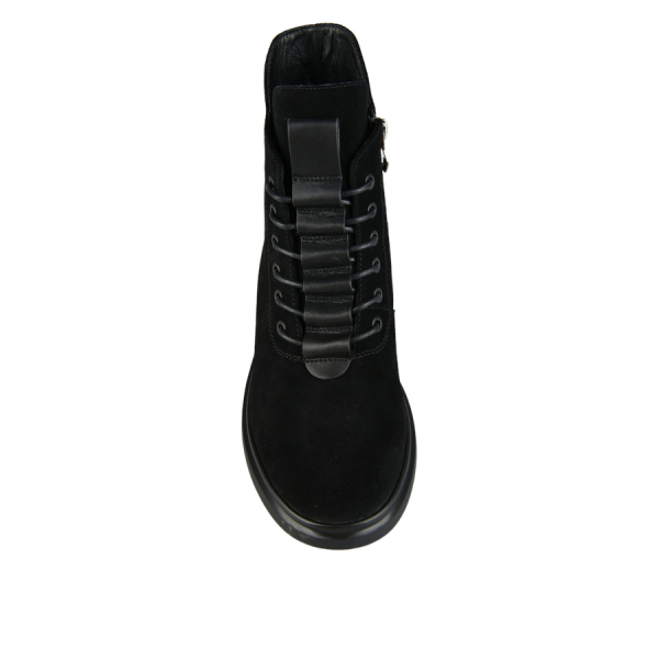 lady's boots genuin leather black 0162879