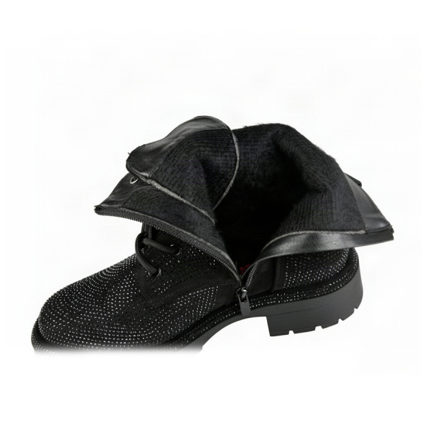 lady's boots textile black 0162445