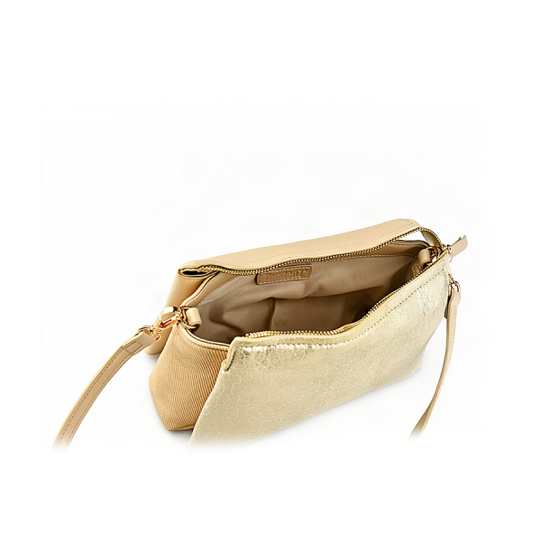 lady's bag synthetic leather beige 0163105