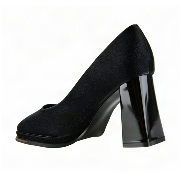 lady's shoes synthetic leather black 0163050