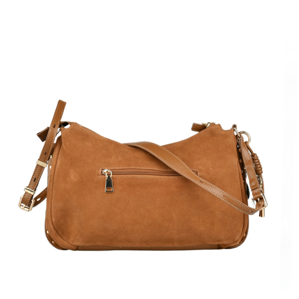lady's bag genuine leather/eco leather light brown 0163129