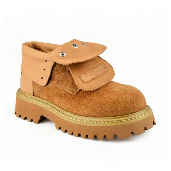 lady's boots genuin leather light brown 0162660