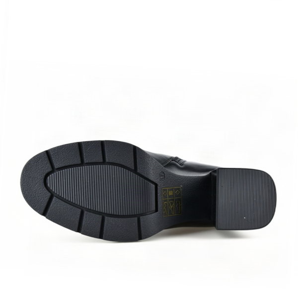 lady's boots synthetic leather black 0162487