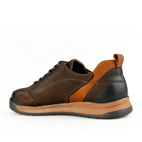 men's shoes genuin leather brown 0164040