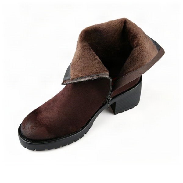 lady's boots textile brown 0162909