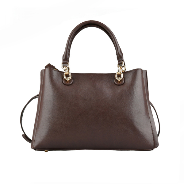 lady's bag synthetic leather brown 0162388