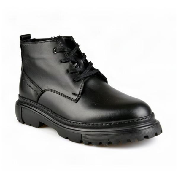 men's boots genuin leather black 0164065