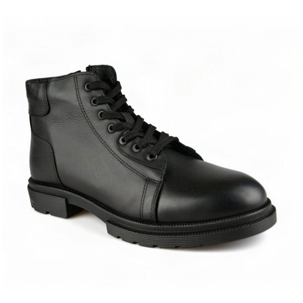 men's boots genuin leather black 0164059