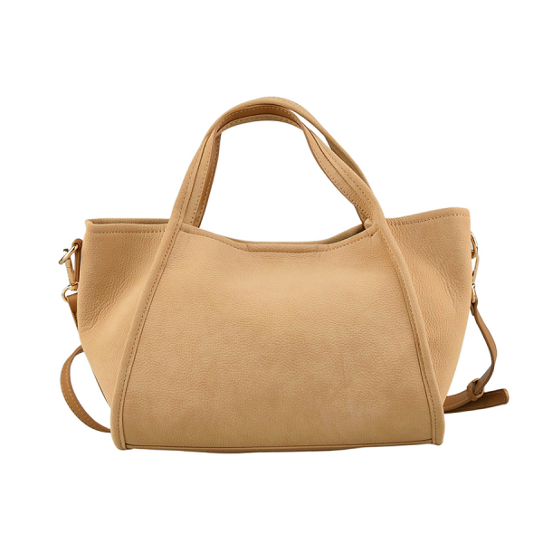 lady's bag synthetic leather beige 0162377