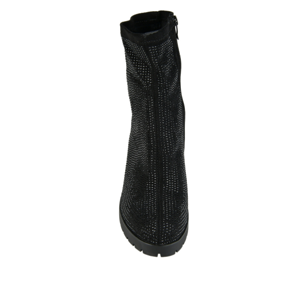 lady's boots textile black 0162492