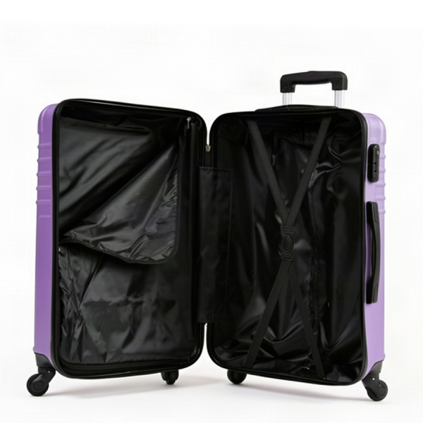 big suitcase ABS plastic  purple 0163680