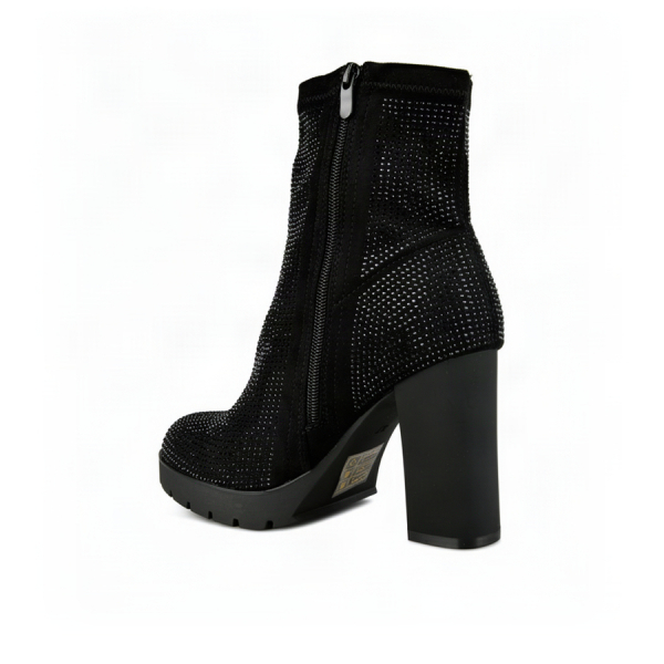 lady's boots textile black 0162492