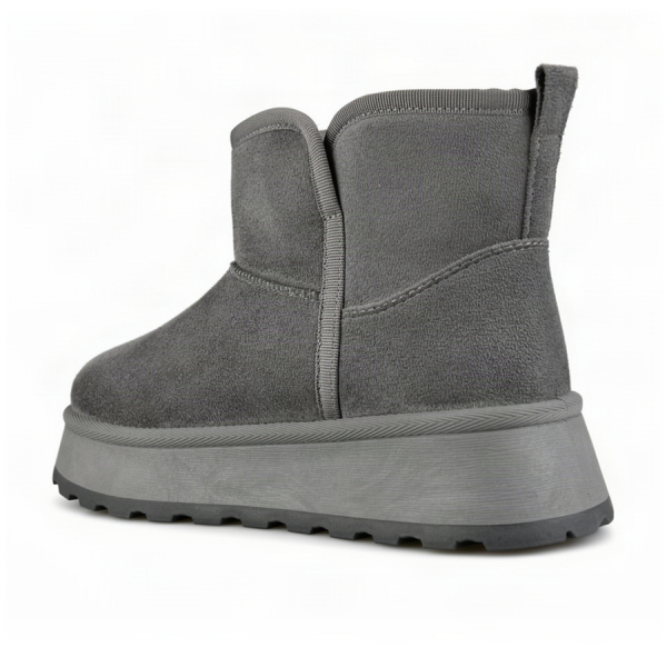 lady's boots textile grey 0163243