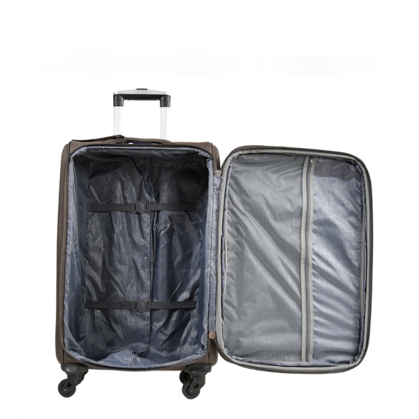 small suitcase textile brown 0163702