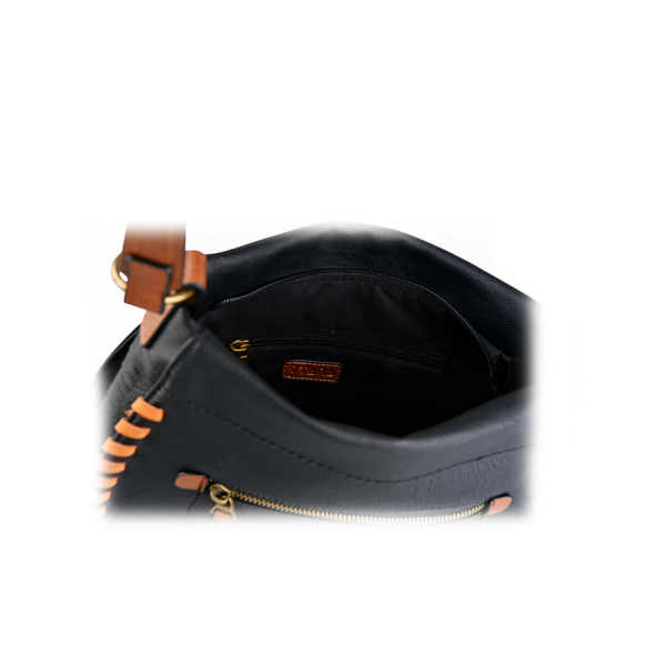 lady's bag synthetic leather black 0163110