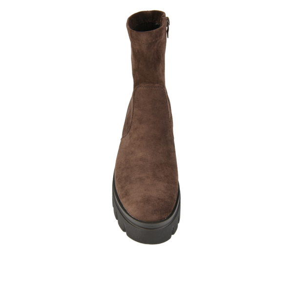 lady's boots textiles brown 0162459