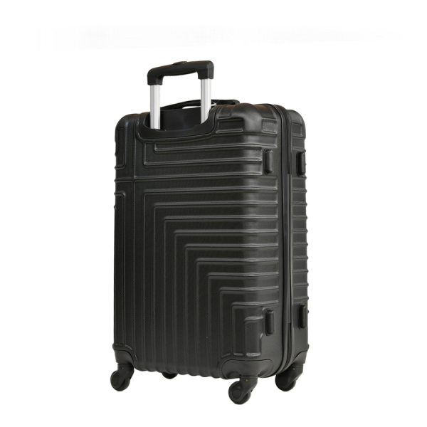medium suitcase ABS plastic black 0163685