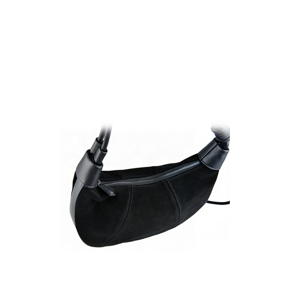 lady's bag genuine leather/eco leather black 0163140