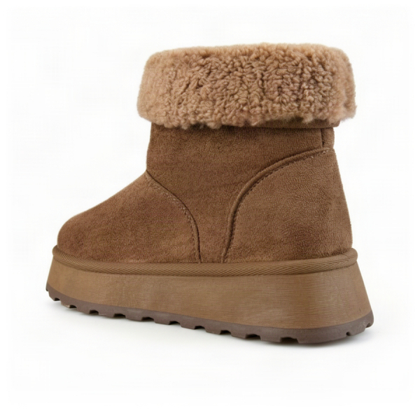 lady's boots textile light brown 0163245
