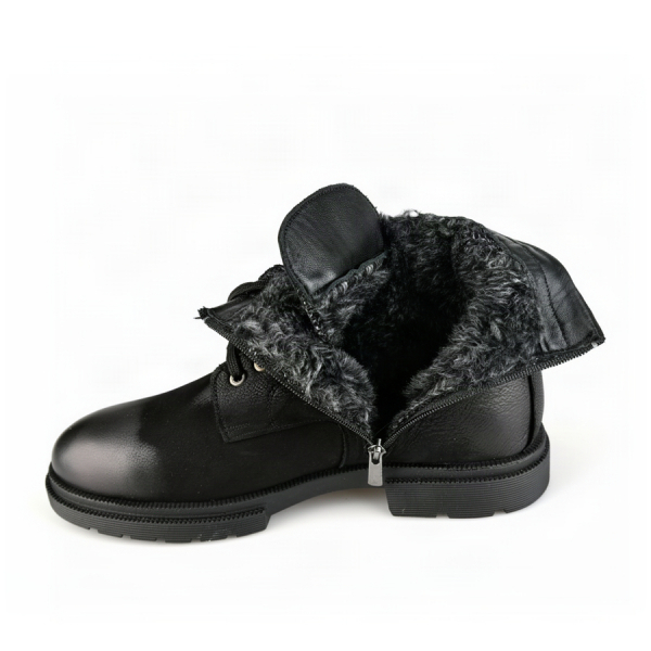 men's boots genuin leather black 0164055