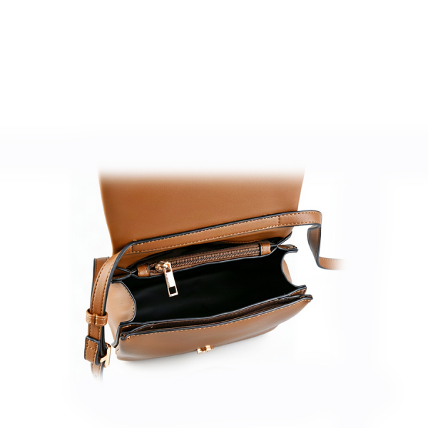 lady's bag synthetic leather light brown 0163169