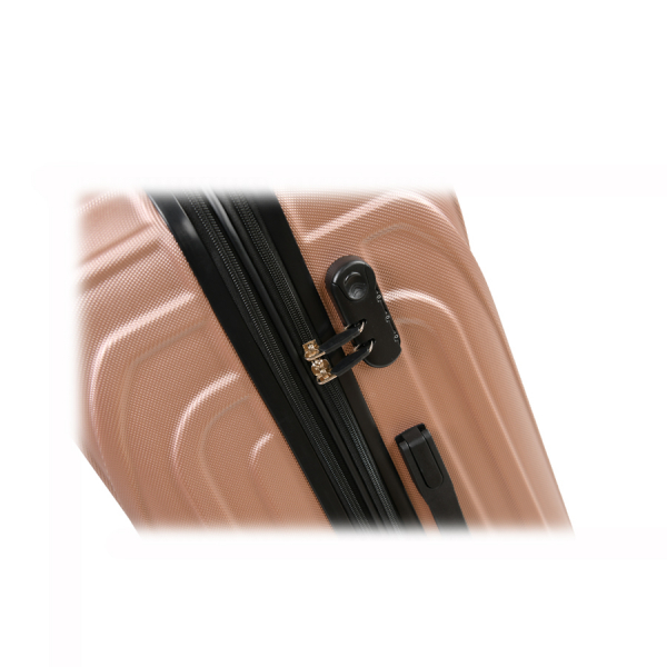 big suitcase ABS plastic pink 0163668